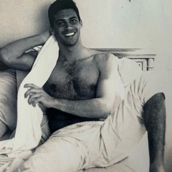 Men's Marbelesque Multicolor Patterned Tie - Picture 4 of 4